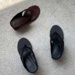 [G3621] 여성 플립플랍 웨지 통굽 키높이 뮬 슬리퍼 7cm : 새로이클라쓰
