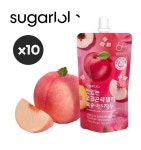 New 10+1 진짜 맛있는 곤약 젤리 슈가로로 4종 혼합세트 딸기 키위 복숭아 자두등 : 당골
