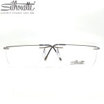 실루엣안경 5515 CQ 6561 (54mm) 가벼운 티타늄실테 무테 그레이 오스트리아명품 : LUXEYEWEAR