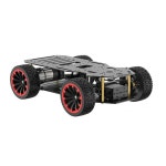 5KG 부하 Ackerman 로봇 자동차 섀시 인코더 모터 전륜 스티어링 RC 탱크 Arduino 용 2 Layers chassis A : 신안물류