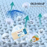 브러시가 달린 2PCS 운하 오래된 비누, 비누 바 얼룩 제거제, 강력한 청소 바, 오래 지속되는 향기 속옷 제거 : 갓생마켓002