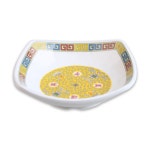 만수 만수(노랑) 사각찬사라 6.5인치 멜라민제품 : 리치키친