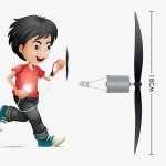 풍력 발전 교육용 태양광   액세서리용 USB 조명이 있는 프로펠러 : 레이저배송몰