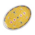 만수(노랑) 골든 타원접시 11 12인치 중식당그릇 멜라민제품 : 리치키친