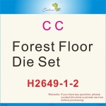 숲 바닥 다이 세트 새로운 다이 금속 절단 다이 스탬프 DIY 금형 스크랩북 다이 컷 공예 H2649-1-2 : 우리집 소확행