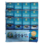 성경식품 성경김 녹차 곱창 돌김 4g x 16개입 3개 : 루피네집