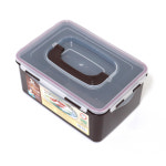 쿨맥시 초코 원핸들 직26호 (3L) 직사각 밀폐용기 김치통 반찬통 밀폐 찬통 보관 : 호수물류