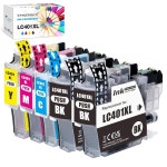 F FINDERS&CO LC401XL Ink Cartridges Replacement for LC 401XL LC-401XL Use with MFC-J1010DW MFC-J1012 : 탠더유