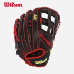 2025 윌슨 KOREA 코리아 A2K 1799 외야수 글러브 12.75 블랙/레드 (배정대) : 베이스볼킹