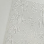 그라 스텐실 스티커 H-027 : 네일문방구1호점