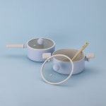 네오플램 소이 인덕션 냄비 2종세트(18편수+20양수) : 네오플램