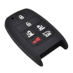 기아 그랜드 2015 2016 2017 6 버튼 자동차 키 하우징 커버 케이스 리모컨 포브 : 차아