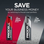 프로셀 상수 AAA 오래 지속되는 알칼리성 배터리(144팩), 10년 유통기한, 일관된 중등도 배수 전문 기기용 벌크 밸류 : 믿음주는세상