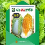 다농황금쌈배추 300립 빠른숙기 가을모종 황산화물질함유 고급배추씨앗 우리농약종묘사 : 우리농약종묘사