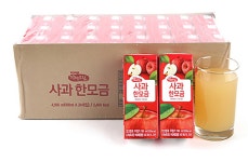 자연드림 한모금사과 120ml x 24개입 : 우주파워셀러