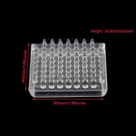 Faotup 8Pcs 카펫 보호대 캐스터 컵 소파 투명 가구 스파이크 컵, 1.89 x1.89 x0.63 Square Transparent : 귀여운이지마켓