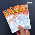백경 메탈 카드채비 루어용 3단 BK-113 고등어 삼치 볼락 열기 갈치 풀치 전갱이 : 의정부낚시