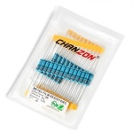 CHANZON 30PCS 2W 3 옴 3R3 금속 필름 고정 저항기 0 01 1 허용 오차 3R MF 관통 홀 저항 전류 제한 ROHS 됨 [2ZC03] 1 ohm : 차아