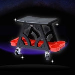 세차 의자 이동식 바스켓 정비 버킷 바퀴 스툴 : whynotmall