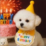 강아지 생일 케이프세트 : 바우미우 수제간식