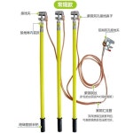 접지봉 배전실 구리 용구 고전압 구리선 단락 접지선 접지 클램프 피뢰침 절연 고압 방전 안전 : 라오이아커머스