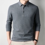 남자 카라티 긴팔 반팔 봄 여름 기본 무지 니트 티셔츠 남성 반폴라 여름 차이나 쿨 아이스 : 정원코리아