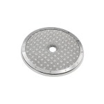 맥맥스 에스프레소 머신 그룹 스크린 지름 56 5mm 중앙 구멍 5mm 누오바 시모넬리 라 파보니 빅 아 브루네티용 스테인리스 스틸 교체 부품... 