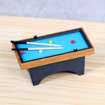 당구 세트 (4구공,큐대,초크,당구대) 미니어처 소품 : 미니미소