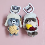 국립공원 공식 굿즈 겨울 붕어빵 반달이 군고구마 달콩이 가방걸이 인형 : 굿즈프로