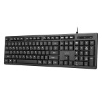 지클릭커 OFFICEPRO OPK10 슬림 멤브레인 104키 유선키보드 : 미션PC