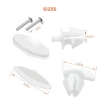 콜러용 변기 범퍼 및 볼트 1133070 1236365 1133024 1239016 시트 안정성을 높이고 소음 수리 키트를 줄입니다 : 좋은 상품 판매