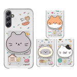 갤럭시버디4 (A166) 키즈폰 효도폰 야옹이 플레이 에폭시 스마트톡 에어쿠션 카드 젤리 투명 케이스 러시안블루 : 백호디앤아이샵