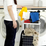 빨래바구니 2단 이동식 철제 대용량 세탁 바구니 트롤리 빨래통 : 친절한마이쮸