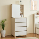 901M 4단 수납 원목발 화장대 세트 600 화장대서랍장 : 901M