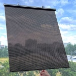 창문 햇빛 가리개 차량 베란다 거실 원룸 사무실 붙이는 블라인드 사생활 보호 차단 흡착식 : 방금 마켓