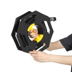 Txec 연장 코드 보관 릴 호스 릴 보관 및 라이트 와이어 12/3 14/3 16/3 게 전원 코드용 헤비 듀티 플라스틱 블랙 : 노블 아틀리에