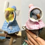 버지 리가를 따뜻한 조류 격자 무늬 케이프 휴식을 겨울 두꺼운 옷을 입고 사진 촬영 및 파티 작은 새 옷 m68e : 리치101