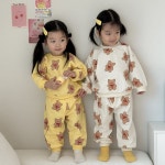 모란 키즈상하세트 리본곰상하 25가을 유아 아기 남아 여아 등원룩 : 루베준 LUBEJUNE