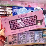 G1423 산리오 무선 키보드 선물 컴퓨터 마이멜로디 키티 쿠로미 꾸미기 캡 : 쿠마네상점