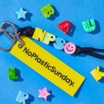 DIY 이니셜 키링 재활용 플라스틱 알파벳 키링 : 노플라스틱선데이