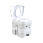 이동식 화장실 성인용 수세식 휴대용 변기 캠핑용 : 남색구미