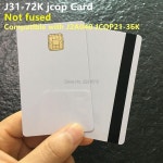 프린터 메모리모듈 3개의 Tack HiCo Magstripe 접촉이 있는 융합되지 않은 J31-72 칩 J2A040 JCOP21-36K와 호환되는 JAVA 카드 : 지온물산