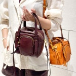 DKES_G8063 여성 가죽 미니 토트 크로스백 데일리백 가방 : 망고 market