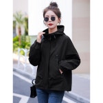 여성 캐주얼 간절기 데일리 포켓 집업 후드자켓 : 글로픽100