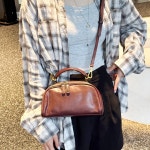 DKES_G8006 여성 가죽 토트 크로스백 데일리백 가방 : 망고 market