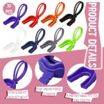 성인 청소년 농구 복싱 MMA 라크로스 하키 레슬링을 위한 스트랩 소프트 축구 마우스피스가 포함된 8피스 마우스 가드 스포츠 마우스가드... 