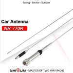 NR 770R 차량용 안테나 VHF UHF 듀얼 밴드 PL 259 안테나 QYT KT 7900D 모바일 카 라디오 3.0/5.5 dBi 고이득 144/430MHz 안테나 : 픽글로
