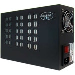 대용량 USB멀티포트 고속 허브 다기능 300W 피씨방 100W 멀티포트 10구 50w : 레드니