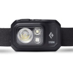 캠핑, 하이킹, 사냥, 달리기, 레드 라이트 헤드램프 모드와 함께 작동하는 블랙 다이아몬드 450 LED 헤드램프, 방수 및 조광 배터리 구동... 