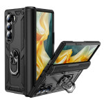 차량용 자석 거치대 호환 메탈 링 힌지 보호 하드 케이스 GF-A1021 블랙, 갤럭시Z 폴드6 : 엠오와이